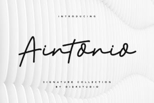 Aintonio: The Signature Typeface for Authentic Business Branding