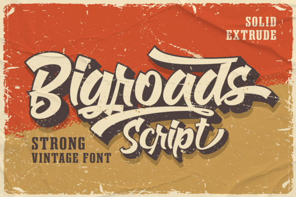 Bigroads Script: The Retro Typeface That Transforms Handmade Brands