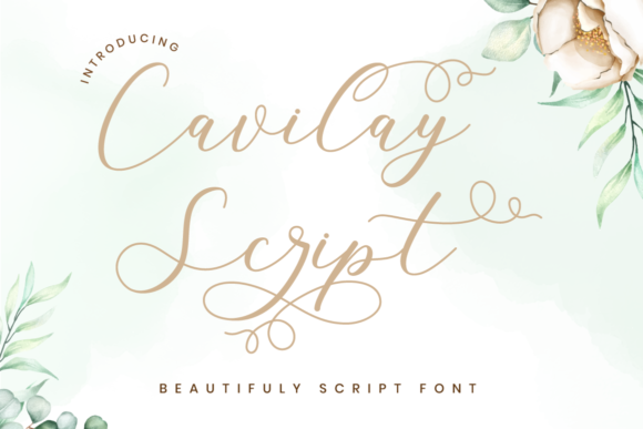 Cavilay Script: The Elegant Typeface for Campaign Visuals