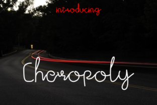 Cheropoly: A Modern Handwritten Typeface for Editorial Design