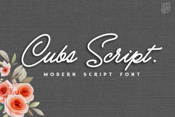 Cubs Script: The Perfect Handwritten Font for Your Craft Business
