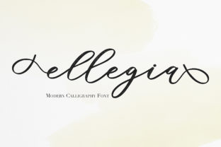 Ellegia: The Romantic Handwritten Typeface for Makers