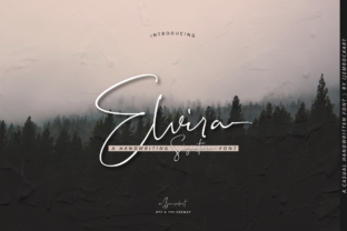 Elvira: The Handwritten Signature Typeface for Creative Makers