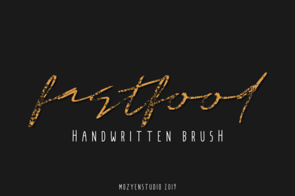 Fastfood Typeface: The Edgy Script Handwritten Font for Food Brands