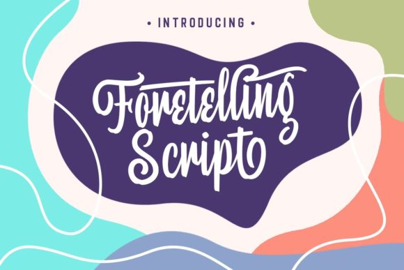 Foretelling Script: The Elegant Handwritten Font for Campaigns