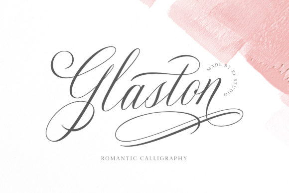 Glaston: The Romantic Script Typeface for Standout Campaigns