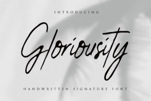 Gloriousity: The Perfect Handwritten Font for Authentic Branding