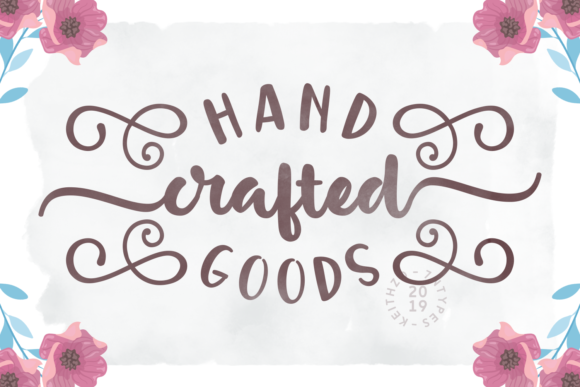 Handcrafted Goods: The Premium Typeface for Small Business Branding