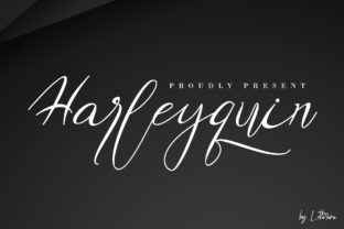 Harleyquin: A Script Handwritten Typeface for Authentic Editorial Design
