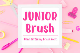 Junior Brush: The Modern Script Typeface for Scroll-Stopping Visuals