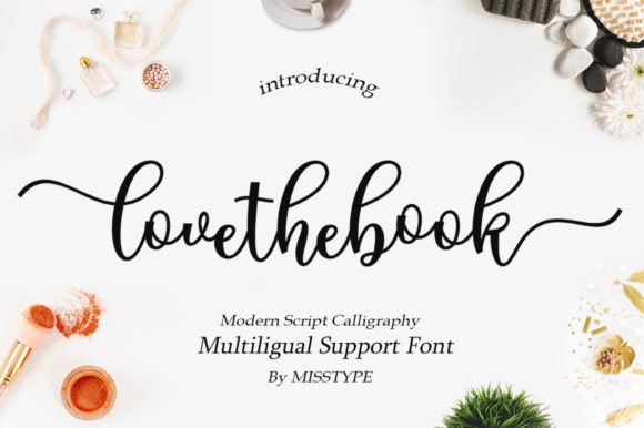 Lovethebook: A Romantic Script Handwritten Font for Branding
