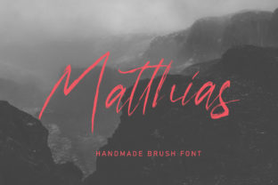Matthias: The Elegant Script Handwritten Font for Makers