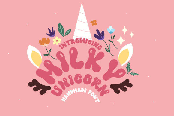 Milky Unicorn: A Bold Script Handwritten Font for Creative Projects