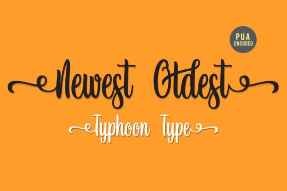 Newest Oldest: A Striking Typeface for Handmade Brands