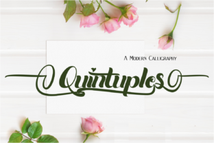 Quintuples: The Ultimate Script Handwritten Font for Designers