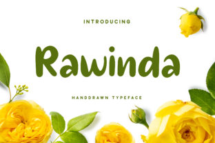 Rawinda Typeface for Romantic Branding and Creative Projects