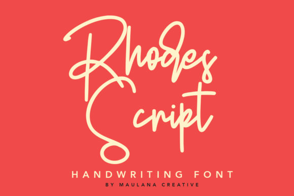 Rhodes Script: A Timeless Handwritten Typeface for Elegant Branding