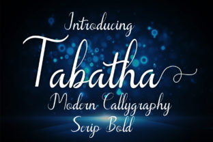Tabatha: A Romantic Script Handwritten Typeface for Editorial Design