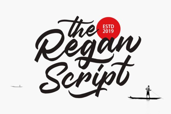 The Regan Script: A Retro Handwritten Typeface for Bold Branding