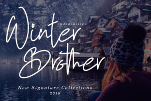 Winter Brother: A Unique Signature Typeface for Modern Web Design